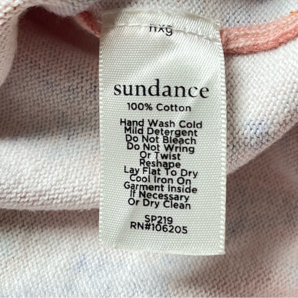 Sundance Floral Cotton Cardigan Pink Blue Feminine Cottagecore Layer XS - Picture 5 of 5